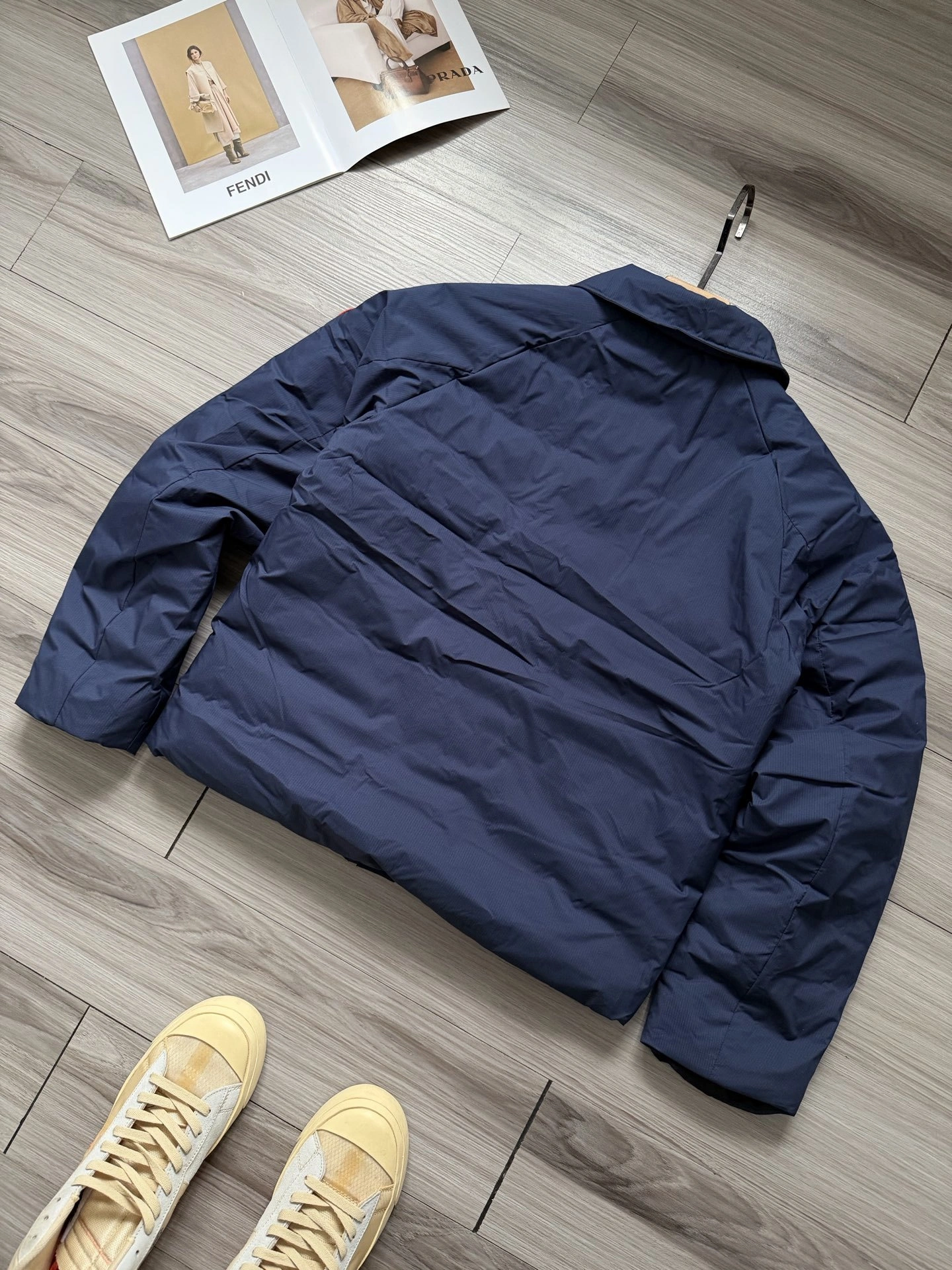 wg.luxury- 6oos5 Down jacket 90 white duck down embroidery 2colour item:E-F524J3003-2